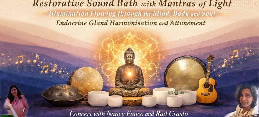 Restorative Sound Bath with Mantras of&nbsp;Light
